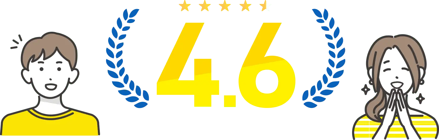 Googleクチコミ評価4.6